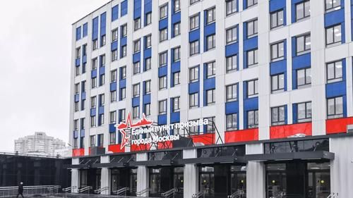 Единый пункт призыва в Москве.